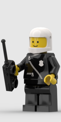 1979/Police Man mit Helm 381-2